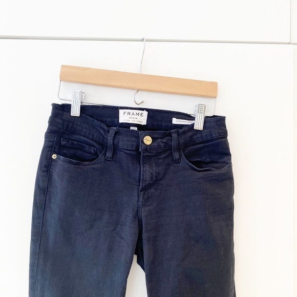 frame Denim Black skinny jeans - Picture 7 of 10
